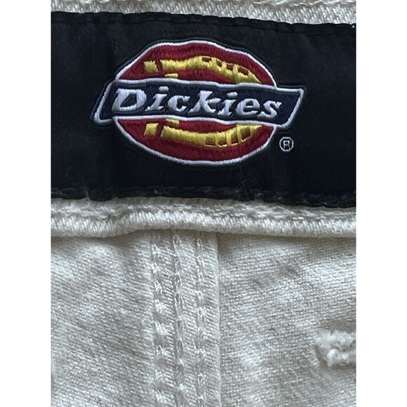 Dickies Button Fly Denim Work Pants Men's Size 32x32 Ivory DUR07NT - Picture 8 of 14
